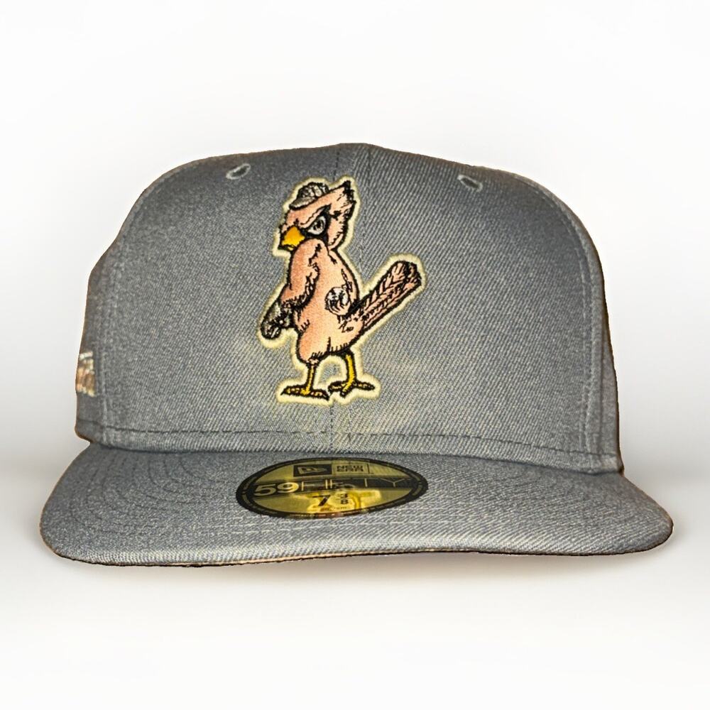 St. Louis Cardinals New Era Fitted 7 3/8 Gray Pink Baseball MLB